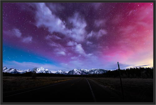 Main image Aurora Over Jackson Lake