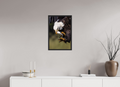16 x 24″, Frame Black gloss without border Dinner on the Fly